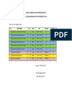 Jadwal Perkuliahan Semester Genap