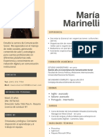 CV - Maria Marinelli
