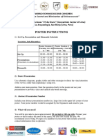 Poster Instructions: 28 World Echinococcosis Congress