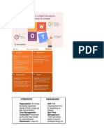 Strengths Weaknesses: Organization: As Things Self: Self