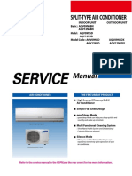 Split-Type Air Conditioner Operating Manual