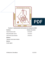 Practica 4.-Implementación de Funciones Con Compuertas NAND Nombres: Número de Control