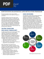 Continuous Diagnostics and Mitigation Program: How CDM Works