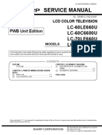 SERVICE MANUAL TV SHARP  LC80LE660U