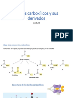 Ácidos carboxílicos y sus derivados: reactividad y nomenclatura