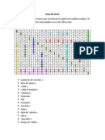 Sopa de Letras