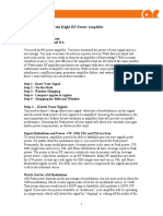 5 Steps To Selecting The Right RF Amplifier