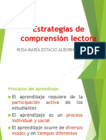 Estrategias de Comprension de Lectura