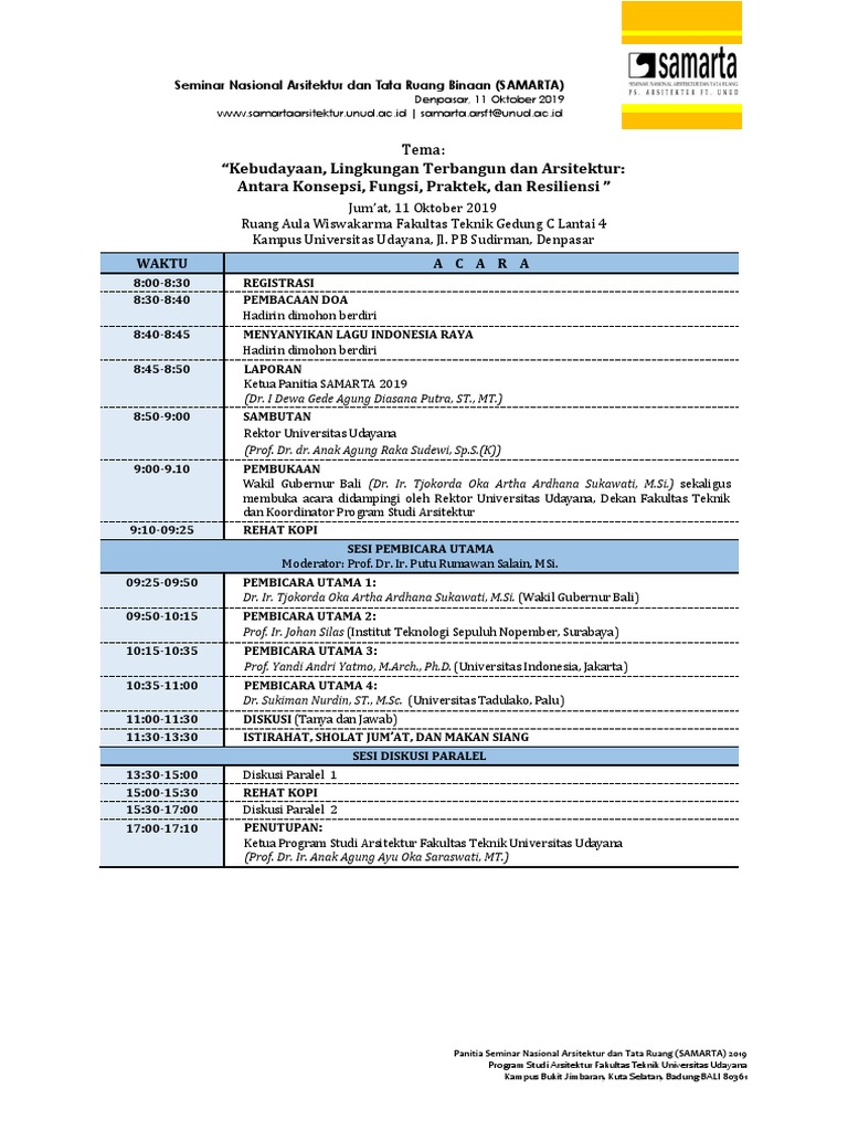 Seminar Nasional SAMARTA 2019 | PDF