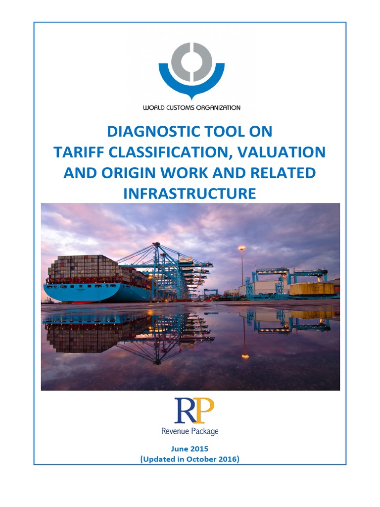 Wco Tariff Classification PDF Capacity Building Competence (Human