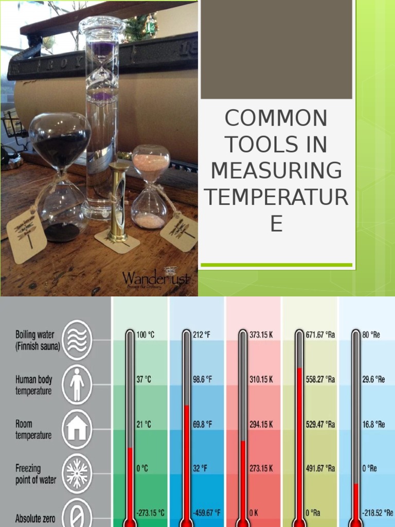 Types of Thermometer PDF Thermometer Physical Chemistry