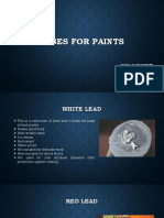 Bases and Properties of Common Paints