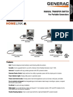 Manual Transfer Switch For Portable Generators