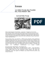 Sejarah Lahirnya Suku Toraja