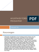 Pertemuan 1 Akuntansi Forensik