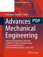338543502 Advances in Mechanical Engineering by Alexander Evgrafov
