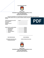 Berita Acara Pengembalian Surat Pemberitahuan (Model C6-Kpu) Yang Tidak Terdistribusi Pemilihan Umum Tahun 2019