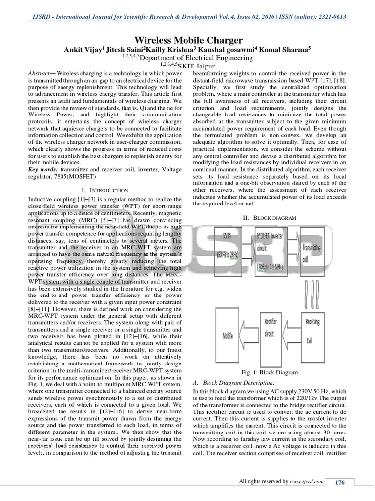 Wireless Charging via Electromagnetic Induction | PDF | Electromagnetic ...