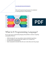 What Is R Programming Language?
