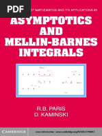 (Encyclopedia of Mathematics and Its Applications 85) R. B. Paris, D. Kaminski - Asymptotics and Mellin-Barnes Integrals-Cambridge University Press (2001) PDF