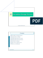 Secondary Storage Devices