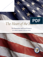 The Heart of The Matter: The Humanities and Social Sciences