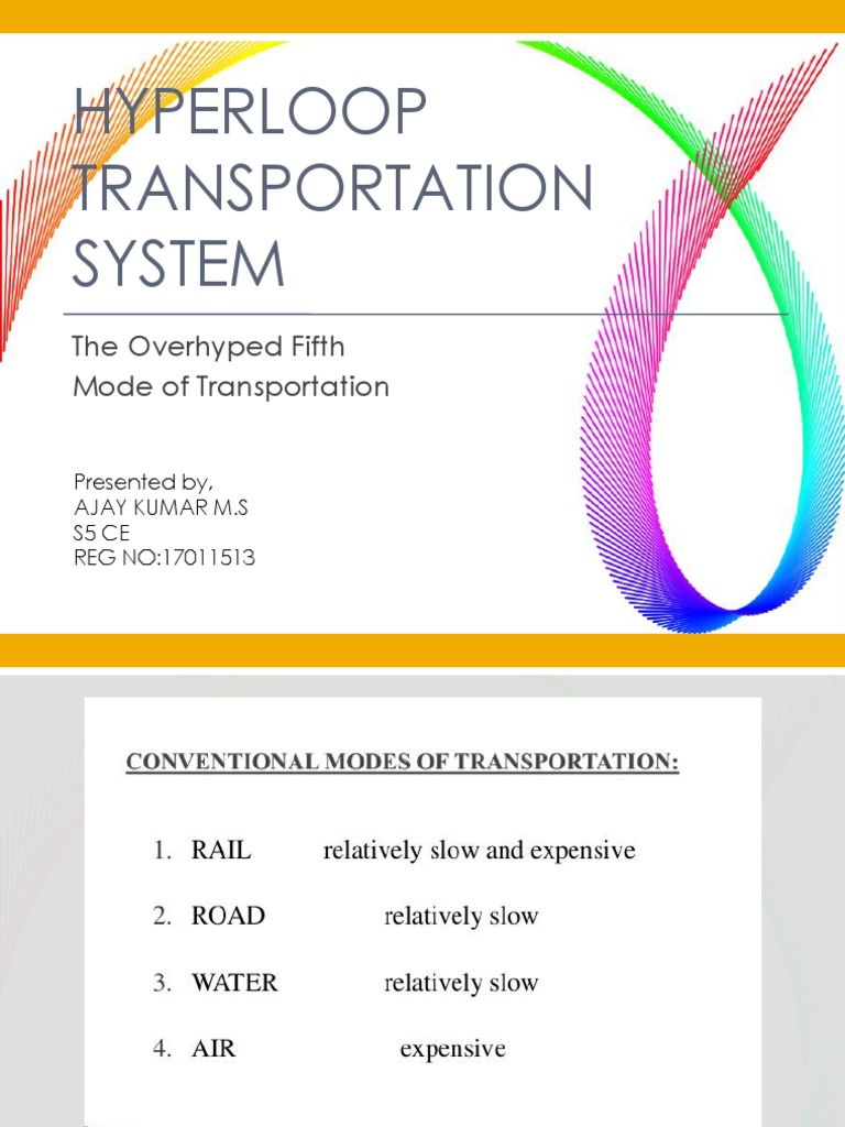 Hyperloop Transportation System Overview | PDF