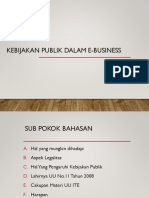 E Business 6 Kebijakan Publik Dalam e Business