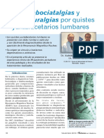 Yuxtafacetarios Lumbares: Lumbociatalgias y Lumbocruralgias Por Quistes