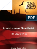 Atheist Vs Monotheist