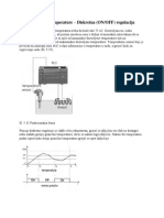 Regulacija Temperature - Diskretna (ONOFF) Regulacija