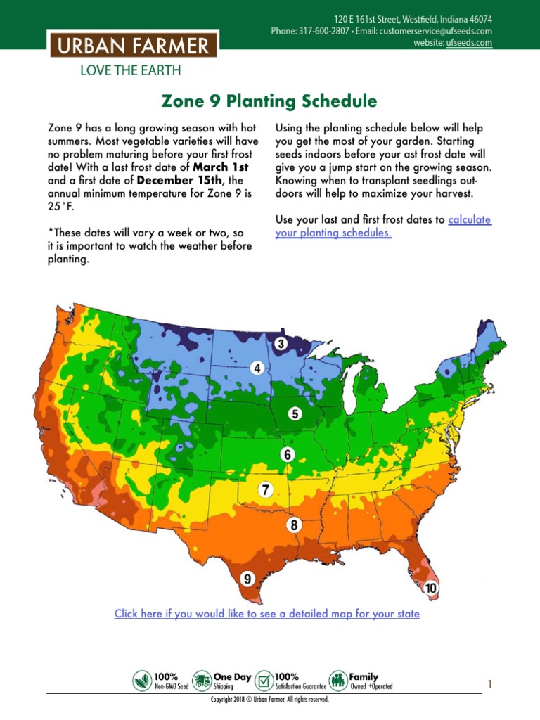 What To Grow in Zone 9 | PDF | Home & Garden