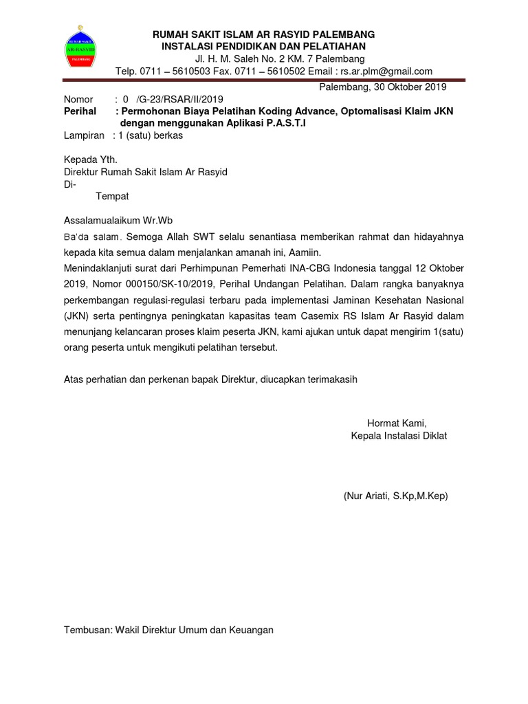 Proposal Pelatihan Koding Bpjs | PDF