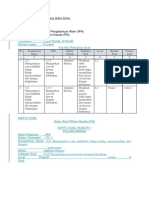 Format Kisi-Kisi Penulisan Soal Jenis Sekolah: SD Banyak Soal: 2 Mata Pelajaran: Ilmu Pengetahuan Alam (IPA) Bentuk Soal / Test: Pilihan Ganda (PG)