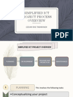 Simplified ICT Project Process Overview (Empowerment Technologies)