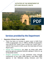 A Brief On The Activities of The Department of Forests and Wildlife, GNCTD