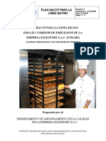 Plan - Haccp Panadería Solexport