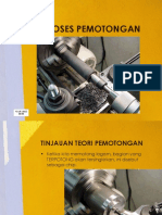 Pertemuan #2,3 Teori Pemotongan Logam