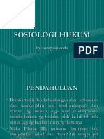 Sosiologi Hukum (Mazhab-Mazhab)