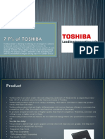 7 P's of TOSHIBA