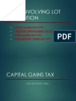 Lot Acquisition Taxes