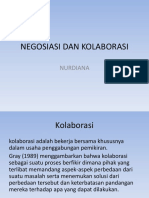 Kolaborasi Negosiasi