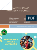 Pembelajaran Bahasa Dan Sastra Indonesia