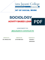 Sociology: Acivity Based Learning