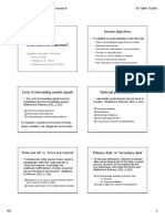 Session Objectives: Bus 6246/6281 Market/Business Research DR Yalim Ozdinc