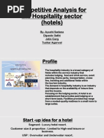 Competitive Analysis for the Hospitality Sector India (Hotels)