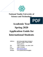 2020-Spring-Application Guide For International Students PDF