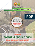 Hukum Solat Cara Duduk Di Atas Kerusi Bagi Orang Yang Uzur