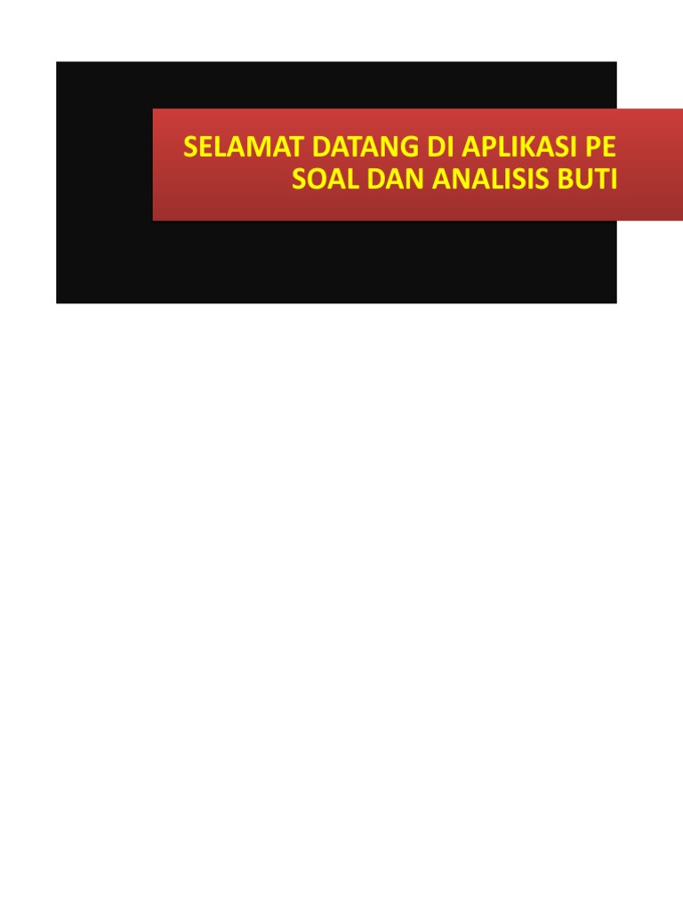 Aplikasi Soal Pjok Kelas Ix Xlsx