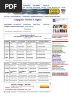 Conjugarea Verbelor in Limba Engleza La Toate Timpurile Trecut Prezent Viitor Online PDF